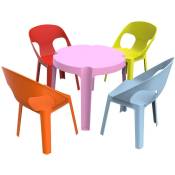 Rita Chaise-Table Pour Enfants Intrieur, Extrieur Set