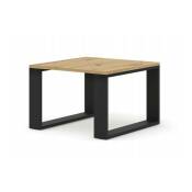 Table basse Artisan Luca 60x60cm design moderne de