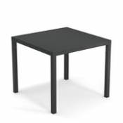 Table carrée Nova / Métal - 90 x 90 cm - Emu gris en métal
