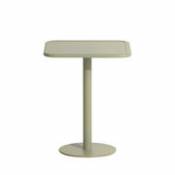 Table carrée Week-End / Bistrot - Aluminium - 60 x