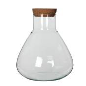 Vase en verre recyclé H32