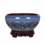 Vase Peaceip Pot de Fleur en céramique de Style Chinois