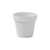 Veca - Vase Cléo rond Blanc - 40 cm - Blanc
