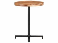 Vidaxl table de bistro ronde ø60x75 cm bois d'acacia