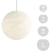 Abat-jour Sfera en fil - 100% fait main Polyester Blanc - m - ø 35 cm - Polyester Blanc