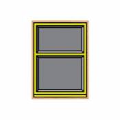 Affiche encadrée Window 02 / By Richard Wood - 50 x 70 cm - The Wrong Shop multicolore en papier