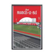 Affiche Foot - BREST Stade Francis-Le Blé 40 x 60 cm