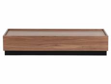 Block - table basse en bois 135x60cm - couleur - bois