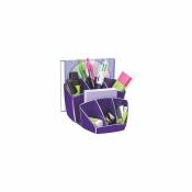 Cep Multipots à crayons plastique Cep Gloss violet