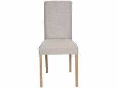 Chaise SALSA coloris taupe