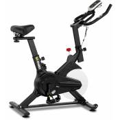 Helloshop26 - Vélo d'intérieur -roue d'inertie de 6 kg - supporte jusqu'à 100 kg - lcd fitness musculation sport - Or
