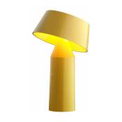 Lampe portable en acier jaune 22,5 cm Bicoca - Marset