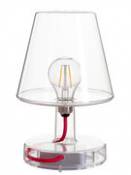 Lampe sans fil Transloetje / LED - Ø 16 x H 25 cm - Fatboy transparent en plastique