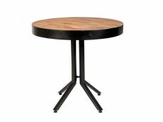 Maze - table bistro ronde en bois marron l75 04501675