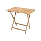 Metalsomma - Table pliante en bois 80X60