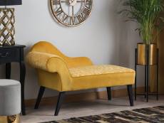 Mini chaise longue jaune côté gauche biarritz 135977