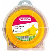 Oregon - Fil débroussailleuse Etoile Nylon Jaune ø2.4mm/111m