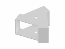 Table basse triangulaire filli 100cm bois blanc