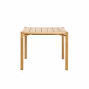 Table carrée Kilt / 91 x 91 cm - Teck naturel - Ethimo bois naturel en bois