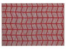 Tapis en coton rouge 140 x 200 cm sivas 351143