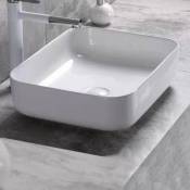 Vasque pour salle de bain Carrée - Céramique - 40x40