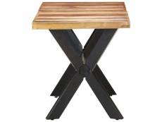 Vidaxl table de salle à manger 140x70x75 cm bois avec