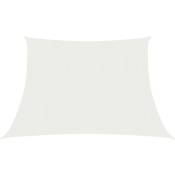 Voile d'ombrage 160 g/m² Blanc 4/5x4 m pehd - Beige - Inlife