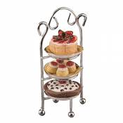 001.499/6 - Plate etagere with cake, miniature