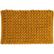 5five - tapis de bain 50x75cm colorama jaune moutarde - Jaune moutarde