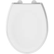 Allibert - Abattant wc à fermeture progressive et déclipsable boreo blanc - Blanc