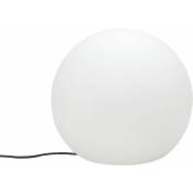Boule lumineuse extérieure Buly 20 cm Alimentation électrique - Blanc