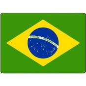 Brésil - Surface de découpe Brazil en verre 28.5 x 20 cm