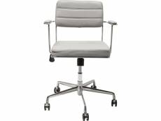 "chaise de bureau pivotante dottore grise kare design"