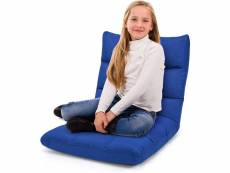 Costway chaise de meditation,canape-lit pliable avec 14 positions reglables,canape paresseux tatami pliable,chaise de plancher coussin de chaise de li