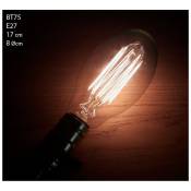 Greensensation - Ampoule vintage incandescente bulb Edison E27 BT75 filaments apparents