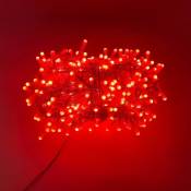 Guirlande lumineuse Luccika Home se'rie de guirlandes lumineuses pour sapin de Noel Luminosite' 360o cable transparent 25 m avec 500 led rouges avec
