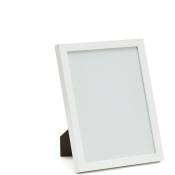 Kave Home - Cadre photo Neale en bois avec finition blanc 21 x 28 cm - Blanc