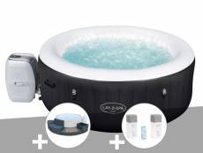 Kit spa gonflable bestway lay-z-spa miami rond airjet