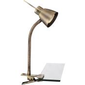 Lampe de chevet Lampe à pince Lampe de table en laiton