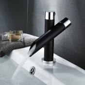 Linghhang - Robinet de salle de bain lavabo noir mat