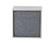 Panneau acoustique / Pour étagère Stacked Medium - 43x43 cm - Muuto gris en tissu