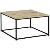 Sweeek - Table basse. Loft. l 70 cm x l 70 cm x h 40 cm - Naturel