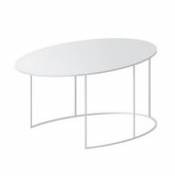 Table basse Slim Irony ovale / 120 x 75 x H 46 cm -