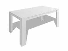 Table de salon salle à manger design 140 cm blanc