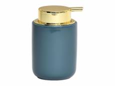 Tendance - distributeur à savon ou lotion en dolomite bleu canard 235 ml