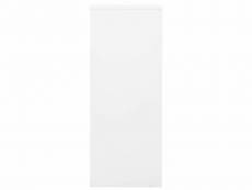 Vidaxl armoire de bureau blanc 90x40x102 cm acier
