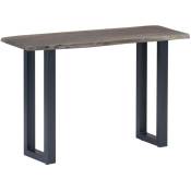 Vidaxl - Table console Gris 115 x 35 x 76 cm Bois d'acacia