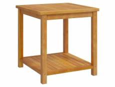 Vidaxl table d'appoint bois d'acacia massif 45 x 45 x 45 cm 44128