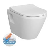 Vitra - Integra wc sans bride avec abattant softclose