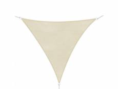 Voile d'ombrage triangulaire isa beige